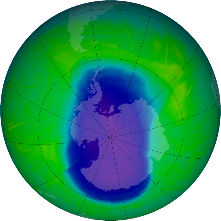 Ozone Map 2009-11-03